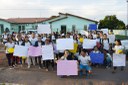 Alunos e servidores do Campus Amajari participam de palestra e caminhada a favor da vida  