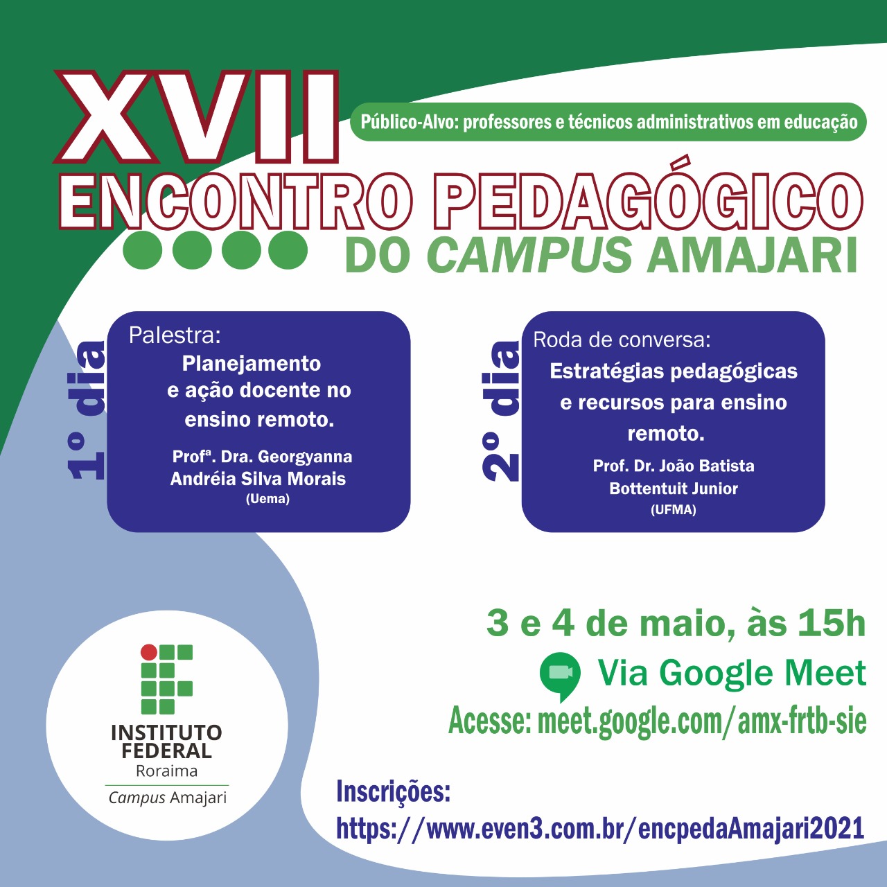 Encontro Pedagógico do Campus Amajari vai discutir estratégias pedagógicas para o ensino remoto