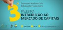 Palestra vai abordar mercado de capitais 