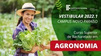 NOVO PARAÍSO – Inscrições para vestibular de Agronomia são prorrogadas até 8 de junho