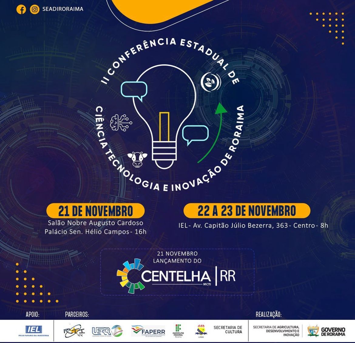 CECTCI-RR – IFRR participa de Conferência Estadual de Ciência, Tecnologia e Inovação de Roraima 