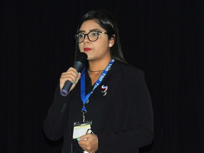 Ex aluna do IFRR, Daniella Andressa, representante de Roraima no programa Jovens Embaixadores