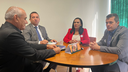 Gestores do IFRR visitam parlamentares para articular destinação de emendas para a instituição Gestores do IFRR visitam parlamentares para articular destinação de emendas para a instituição
