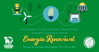 Propesq divulga resultado final do Energia Renovável