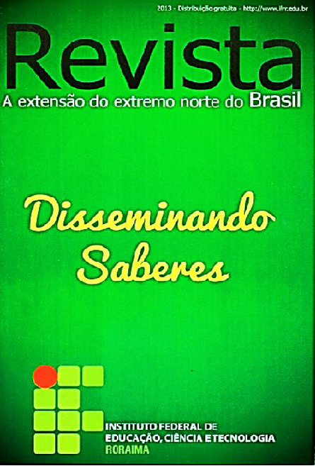 Capa da revista: A Extensão do Extremo Norte do Brasil - Disseminando Saberes
